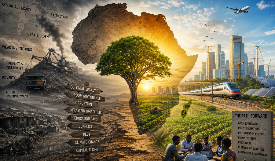 A WELL-RESEARCHED ROOT CAUSES OF AFRICA'S UNDERDEVELOPMENT